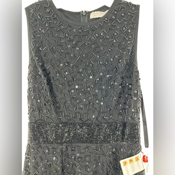 NWT Geometric Embellished Sleeveless A Line Dress 4 - Picture 5 of 11